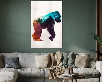 Nature and gorilla by Poster Art Shop