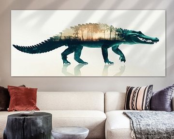 Prehistorisch schepsel van Poster Art Shop
