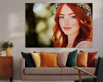 Rood haar en de natuur