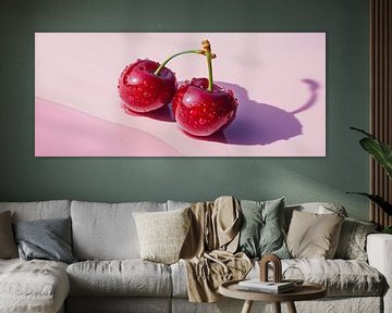Des cerises juteuses sur Poster Art Shop