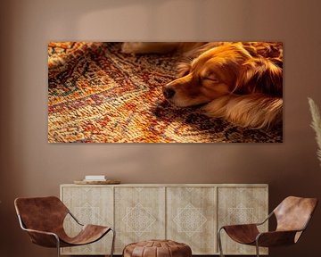 Chien qui dort sur Poster Art Shop
