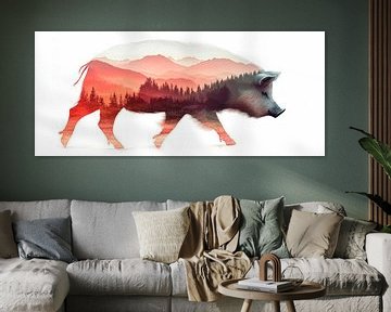 Dierennatuur dromen van Poster Art Shop
