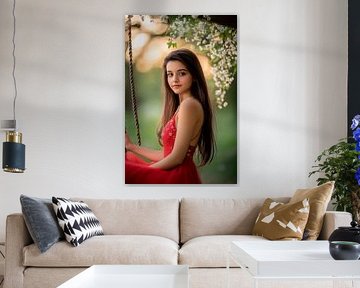 Beauté vibrante sur Poster Art Shop