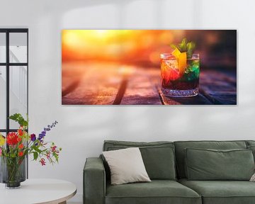 Genieten van zomerse cocktails van Poster Art Shop