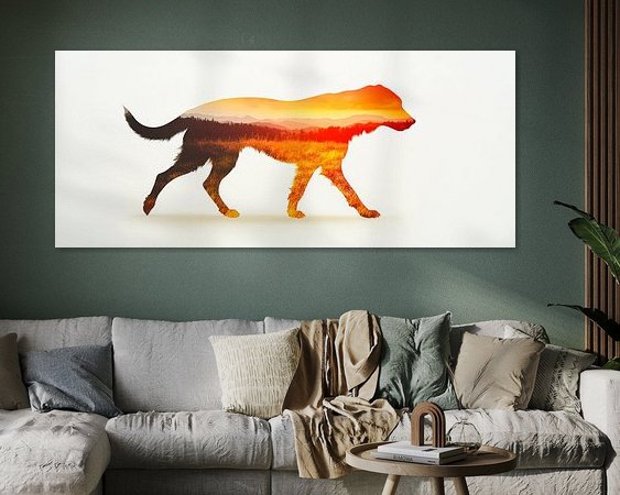 Example of the artwork in a room