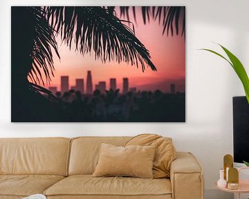 Coucher de soleil à Los Angeles sur Poster Art Shop