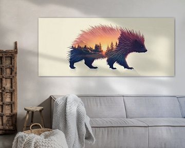 Stekelig landschap van Poster Art Shop
