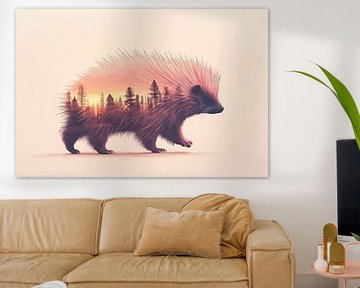Stekelig landschap van Poster Art Shop
