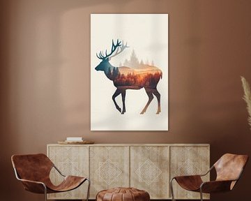 Natuur in dieren van Poster Art Shop