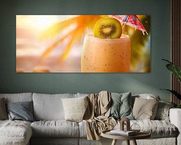 Le plaisir d'un cocktail tropical sur Poster Art Shop