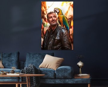 Ami des oiseaux sur Poster Art Shop