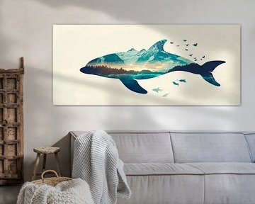 Wasserwelt im Wal von Poster Art Shop