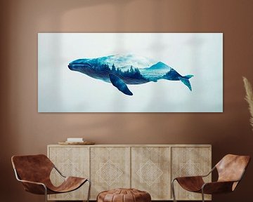 Wale in der Natur von Poster Art Shop