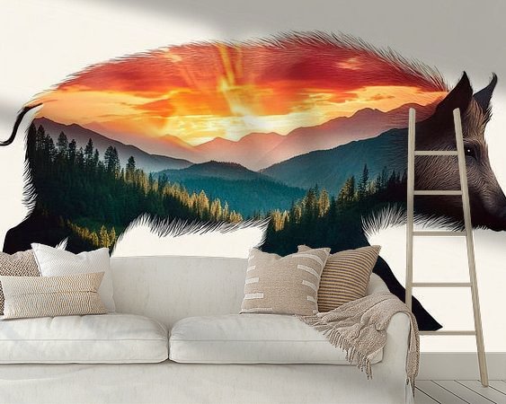 Example of the artwork in a room