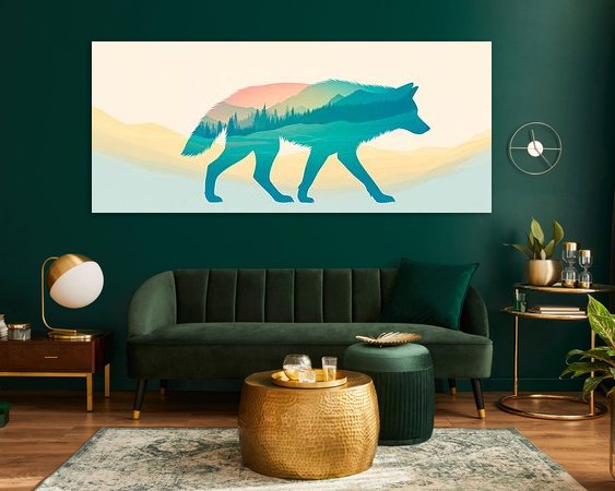 Example of the artwork in a room