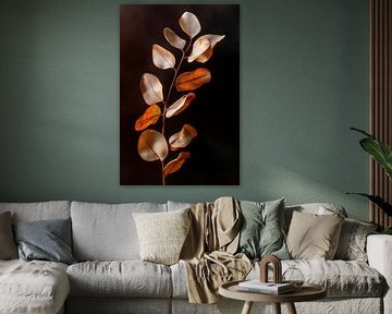Délicate structure de feuilles sur Poster Art Shop