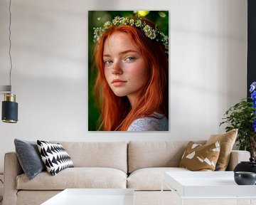 Bloeiende schoonheid van Poster Art Shop