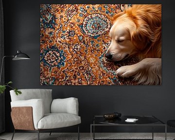 Chien qui dort sur Poster Art Shop