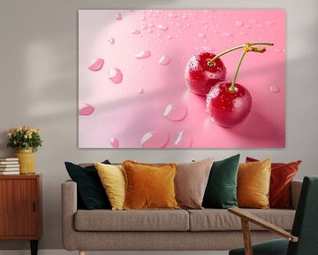 Sappige kersen van Poster Art Shop