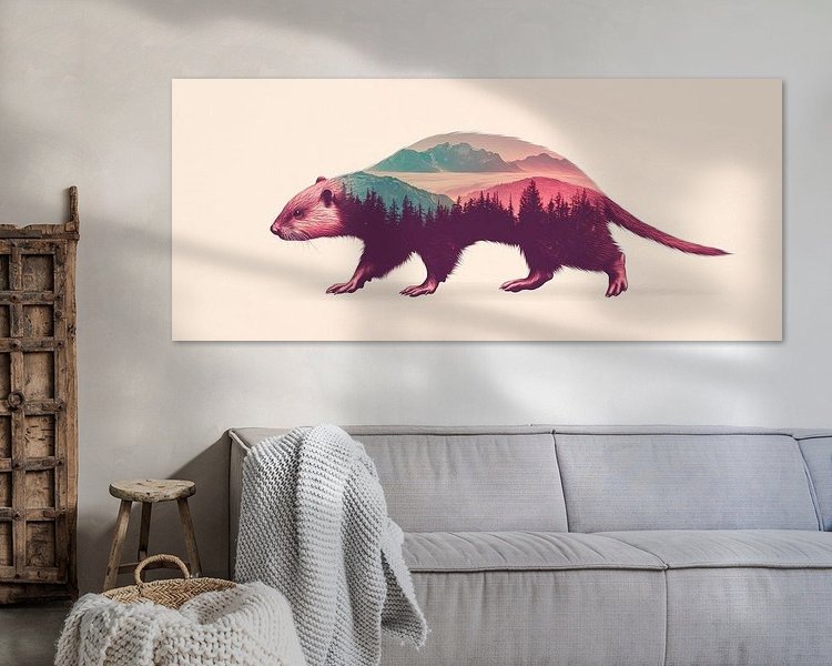 Example of the artwork in a room