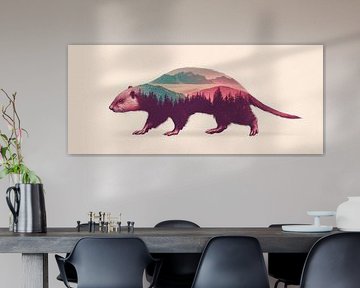 La nature dans l'animal sur Poster Art Shop