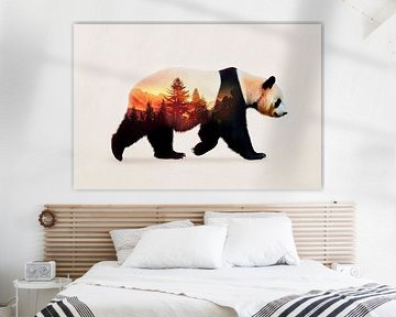 Panda in nature by Poster Art Shop
