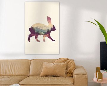 Nature in the rabbit by Poster Art Shop