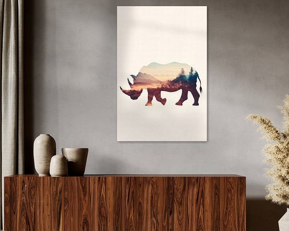 Example of the artwork in a room