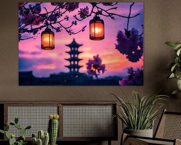 Blooming evening mood by Poster Art Shop