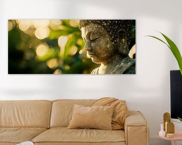Boeddha in het licht van Poster Art Shop