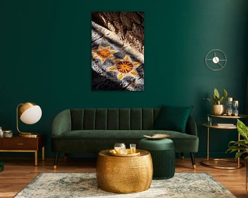 Flowering stone pattern by Poster Art Shop