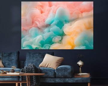 Colourful clouds of colour by Poster Art Shop