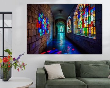 Vitraux colorés sur Poster Art Shop
