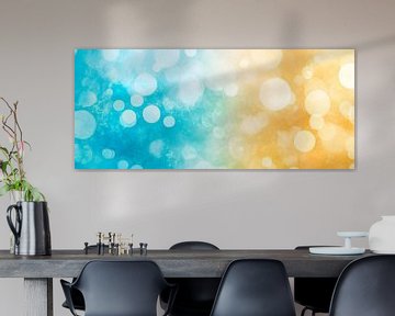 Kleurrijke bokeh-illusie van Poster Art Shop