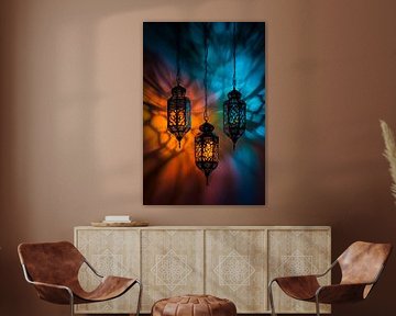 Fantasierijk lichtspel van Poster Art Shop