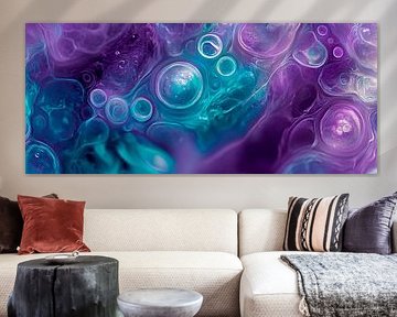 Colourful world of bubbles by Poster Art Shop