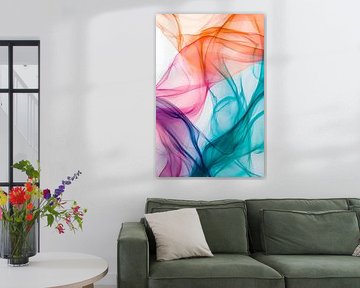 Coloured silk sleeves by Poster Art Shop