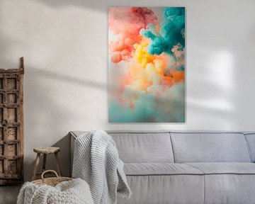 Coloured clouds of smoke by Poster Art Shop