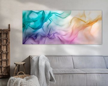 Clouds of coloured smoke by Poster Art Shop