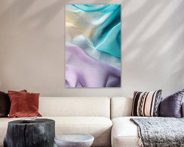 Coloured silk texture by Poster Art Shop