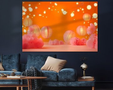 Feestelijke lichtshow van Poster Art Shop