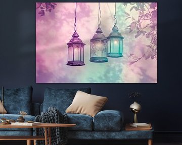 Hängende Laternen magia von Poster Art Shop