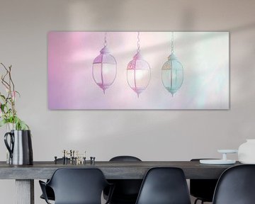 Lichtshows ophangen van Poster Art Shop
