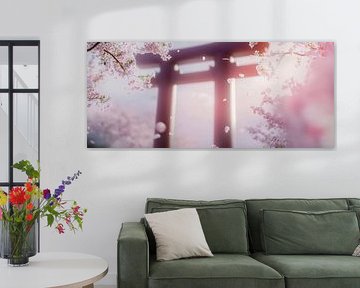 Cherry blossom torii by Poster Art Shop