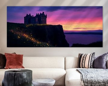 Castle in the evening light by Poster Art Shop