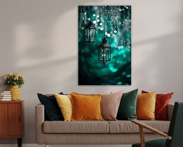 Glowing lanterns by Poster Art Shop