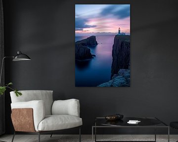 Phare sur la falaise sur Poster Art Shop