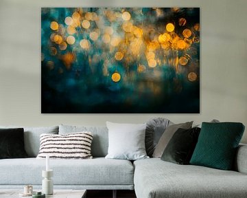 Lichtspel bij schemering van Poster Art Shop