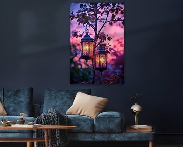 Lichtzauber im Abendrot von Poster Art Shop