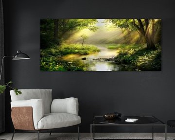 Magische lichtshows van Poster Art Shop